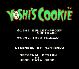 Yoshi's Cookie (USA)