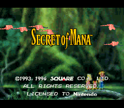 Secret of Mana (USA) (Virtual Console)