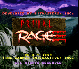 Primal Rage (USA)