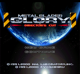 Metal Slader Glory - Director's Cut (Japan) (NP)