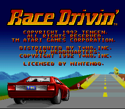 Race Drivin' (USA) (Beta)