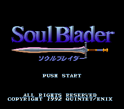 Soul Blader (Japan)