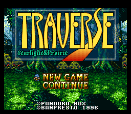 Traverse - Starlight & Prairie (Japan)