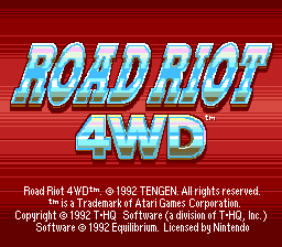 Road Riot 4WD (USA) (Beta)