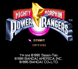 Mighty Morphin Power Rangers (Japan) (En)