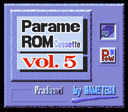 Parame ROM Cassette Vol. 5 (Japan) (Unl)