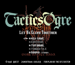 Tactics Ogre - Let Us Cling Together (Japan)