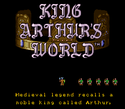 King Arthur's World (USA) (Beta) (1992-08-21)