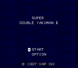 Super Double Yakuman II (Japan)