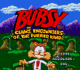 Bubsy in Claws Encounters of the Furred Kind (USA) (Beta 1)