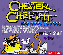 Chester Cheetah - Too Cool to Fool (USA)