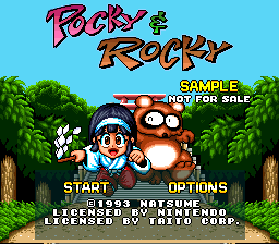 Pocky & Rocky (Europe)