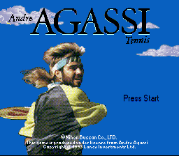 Andre Agassi Tennis (Japan) (En)