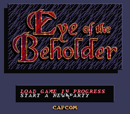 Advanced Dungeons & Dragons - Eye of the Beholder (USA)