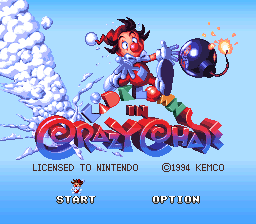 Kid Klown in Crazy Chase (USA) (Beta) (1994-06-13)