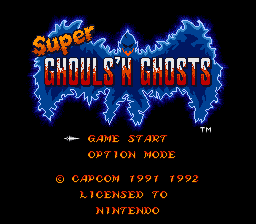 Super Ghouls 'N Ghosts (Europe)