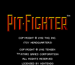 Pit-Fighter (Europe)