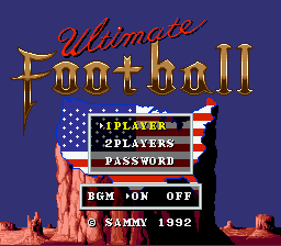 Ultimate Football (Japan) (En)